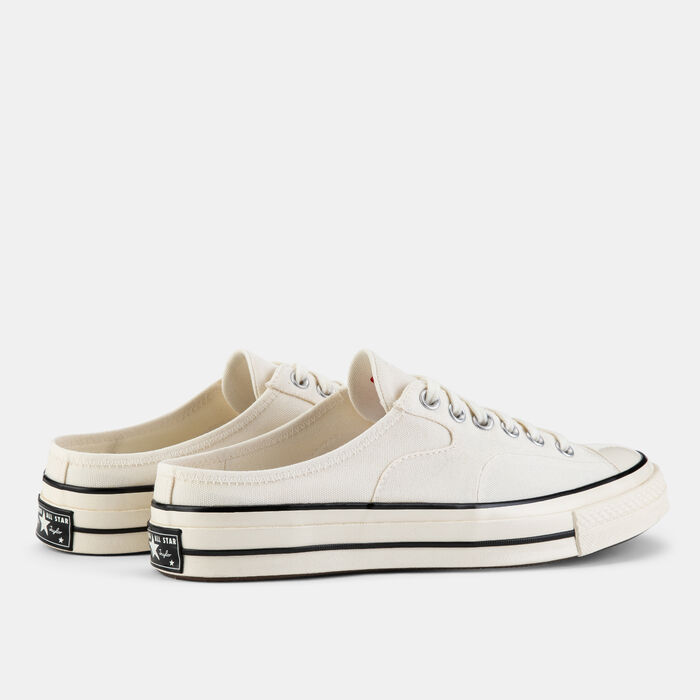 كونفرس حذاء تشاك 70 مفتوح من الكعب للجنسين أبيض image number 2